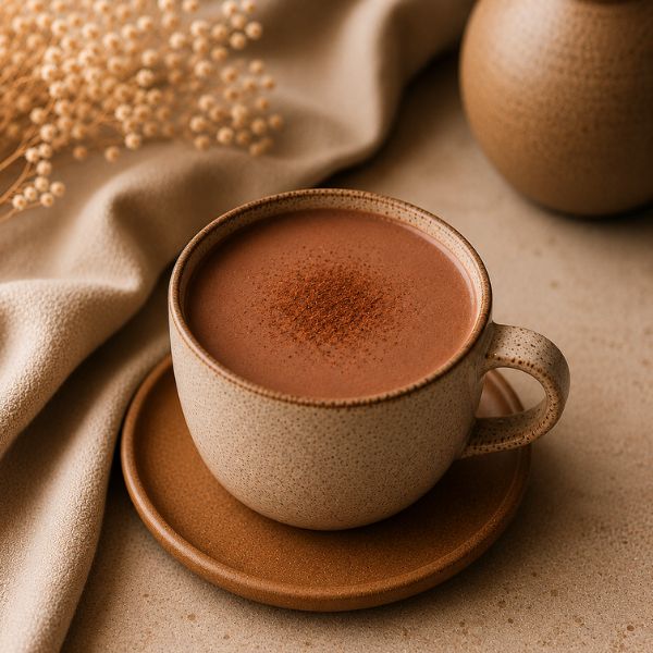 Hot chocolate in a mug