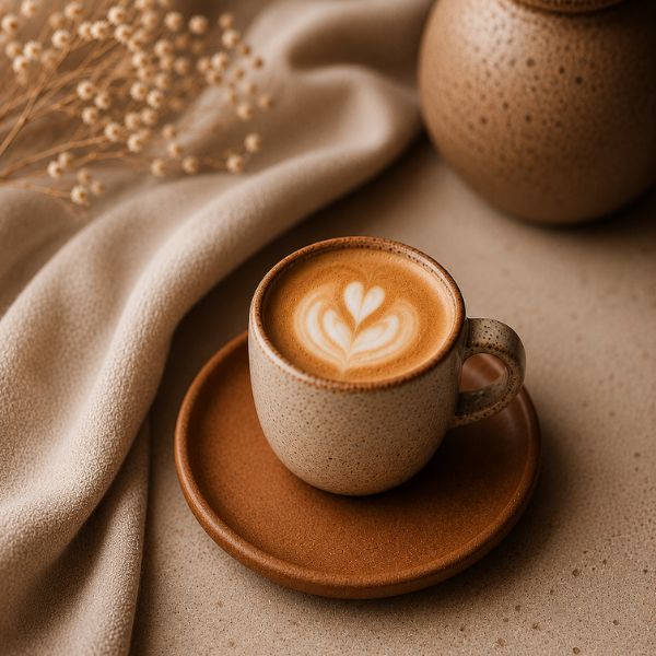Piccolo coffee in a cup